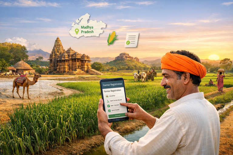 Farmer Registration App (Gujarat, MP, Maharashtra, Madhya Pradesh)