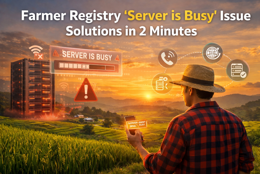 Farmer Registry Server is Busy’ Issue Solutions in 2 Minutes