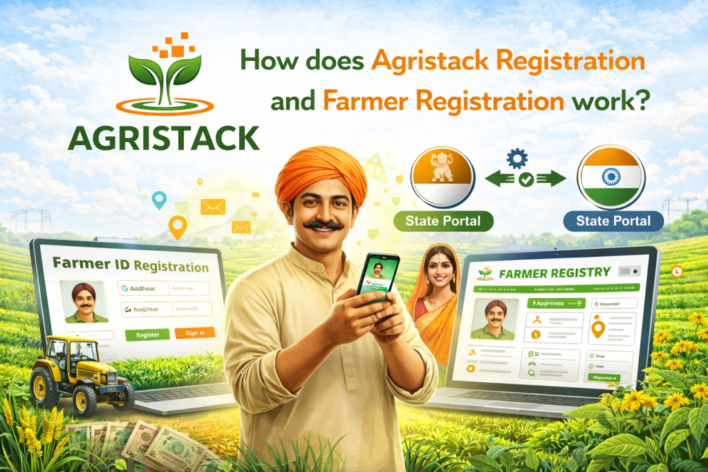 How does Agristack Registration and Farmer Registration work