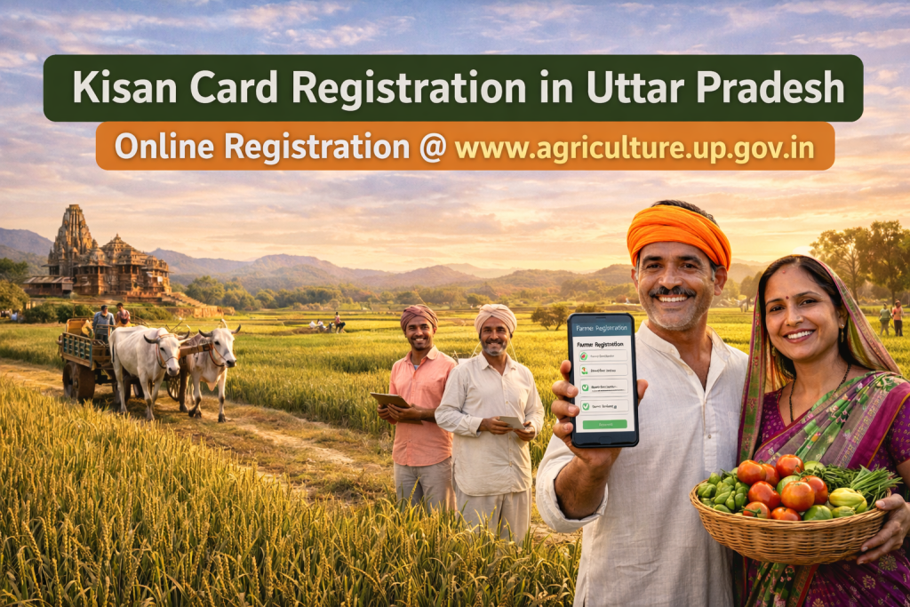 Kisan Card Registration in Uttar Pradesh @www.agriculture.up.gov.in online registration